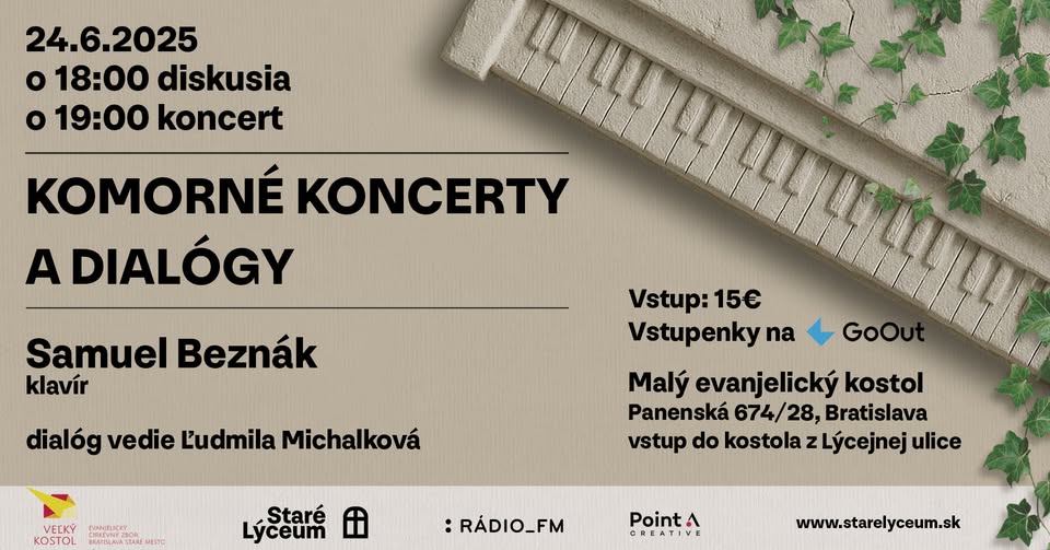 Komorné koncerty a dialógy: Samuel Beznák, klavír