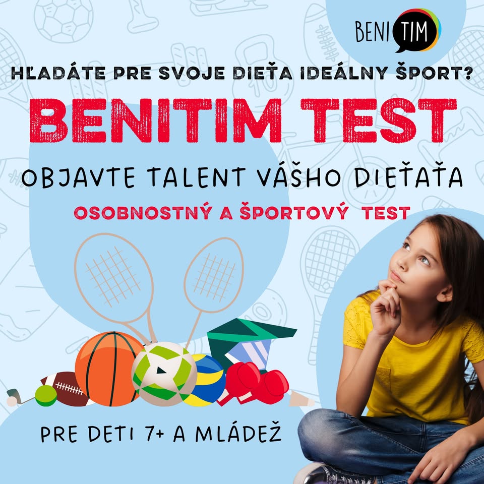 BENITIM TEST - Objavte talent vášho dieťaťa :)