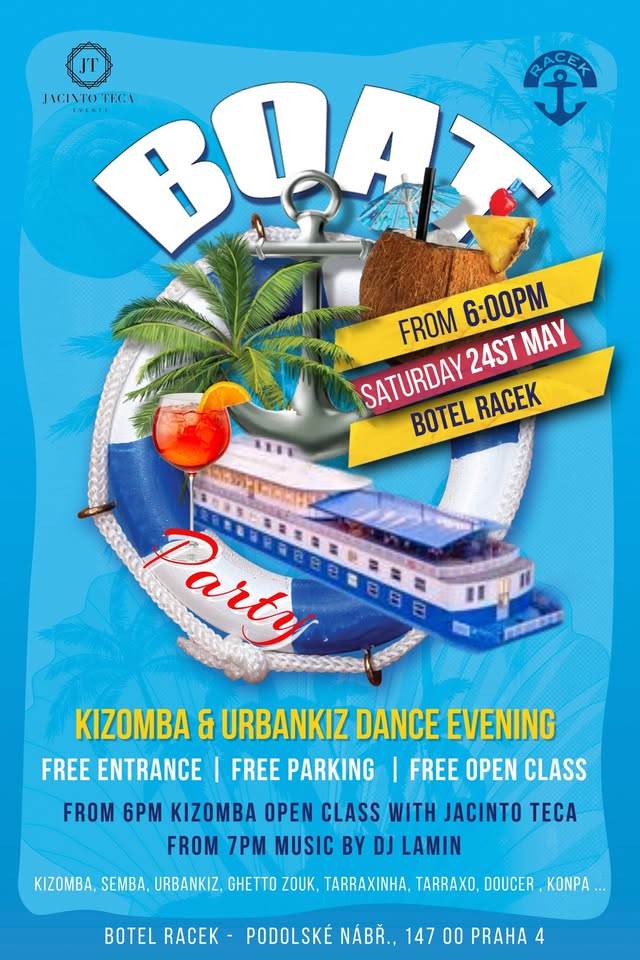 Saturday Kizafternoon - boat party 24.5.