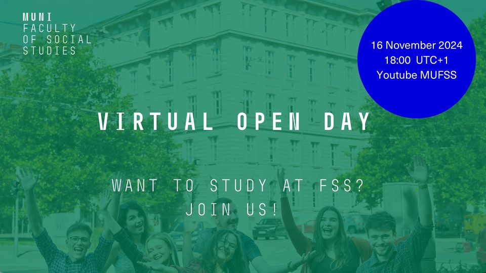 Faculty of Social Studies- Virtual Open Day