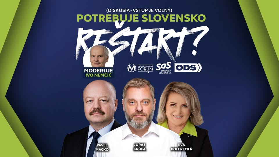 Bratislava: Potrebuje Slovensko reštart?