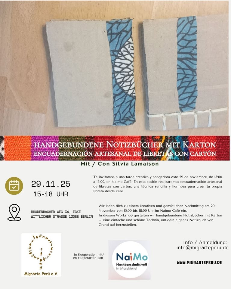 Taller de encuadernación artesanal