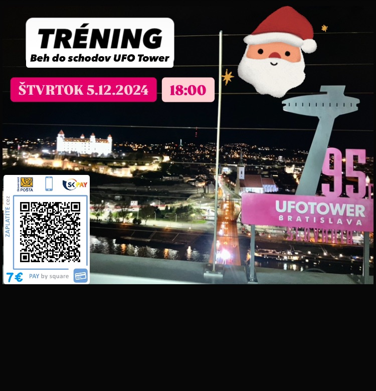 Mikulášsky towerrunning tréning v UFO Tower - NOVEMBER 🎅🫵💯