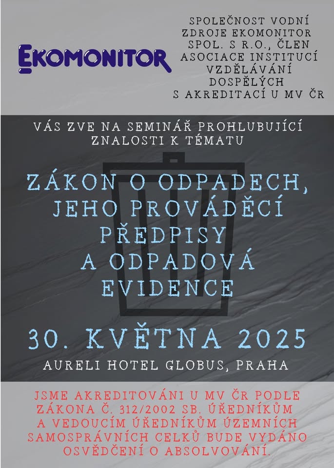 Zákon o odpadech, jeho prováděcí předpisy a odpadová evidence