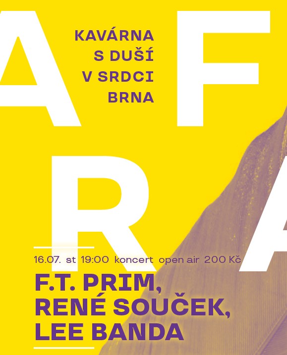 Léto s Café Práh 2025 - Lee banda - René Souček - F.T. Prim