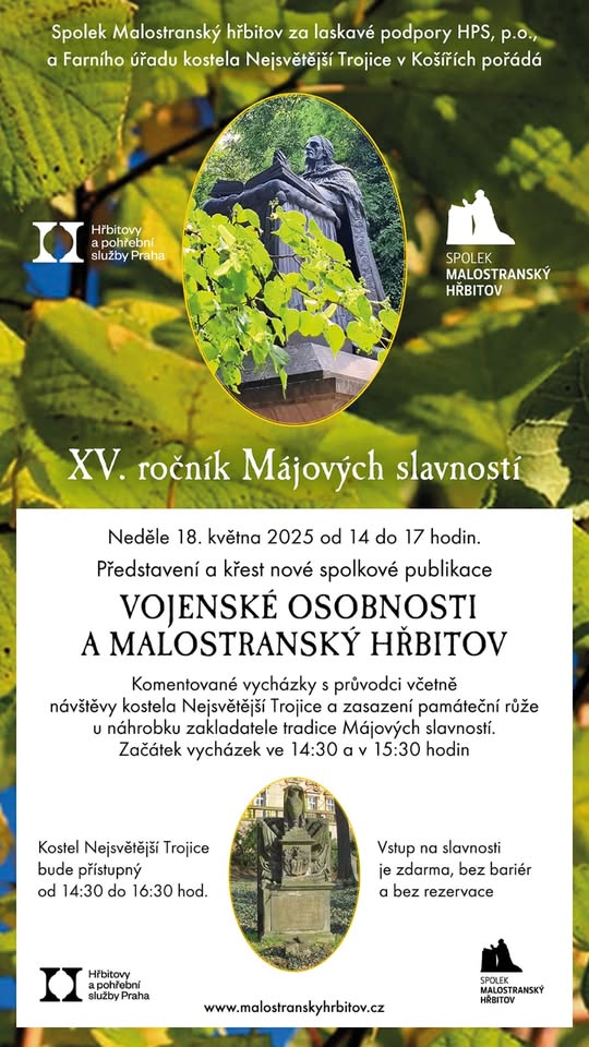 15. ročník obnovených Májových slavností na Malostranském hřbitově