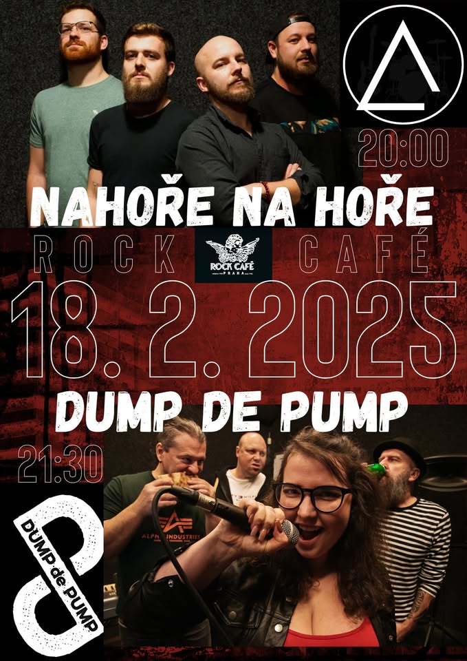 NAHOŘE NA HOŘE  + DUMPdePUMP v Rock café!!