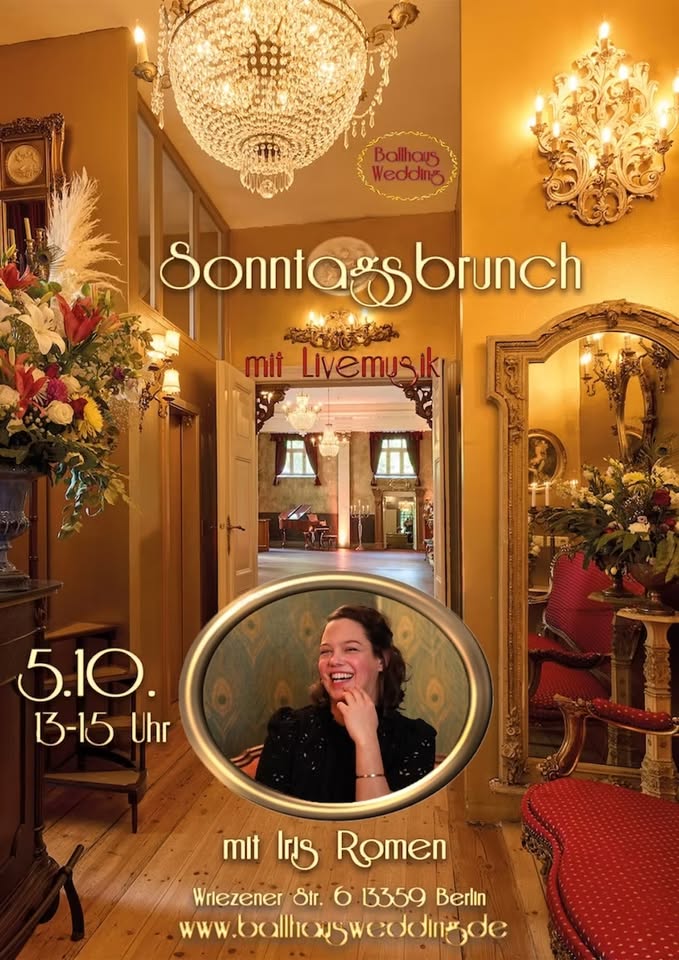 Sonntagsbrunch mit Live-Musik von Iris Romen