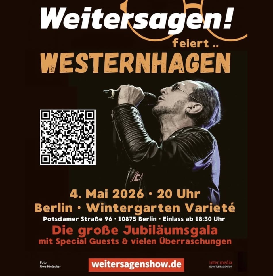 Weitersagen feiert Westernhagen