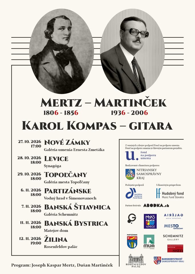 Koncert „Mertz – Martinček“ v  Banskej Bystrici