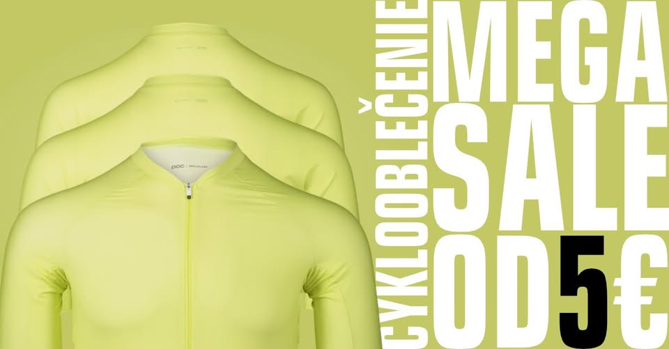 MEGA SALE CYKLOOBLEČENIA - ceny od 5 do 50 eur na všetko