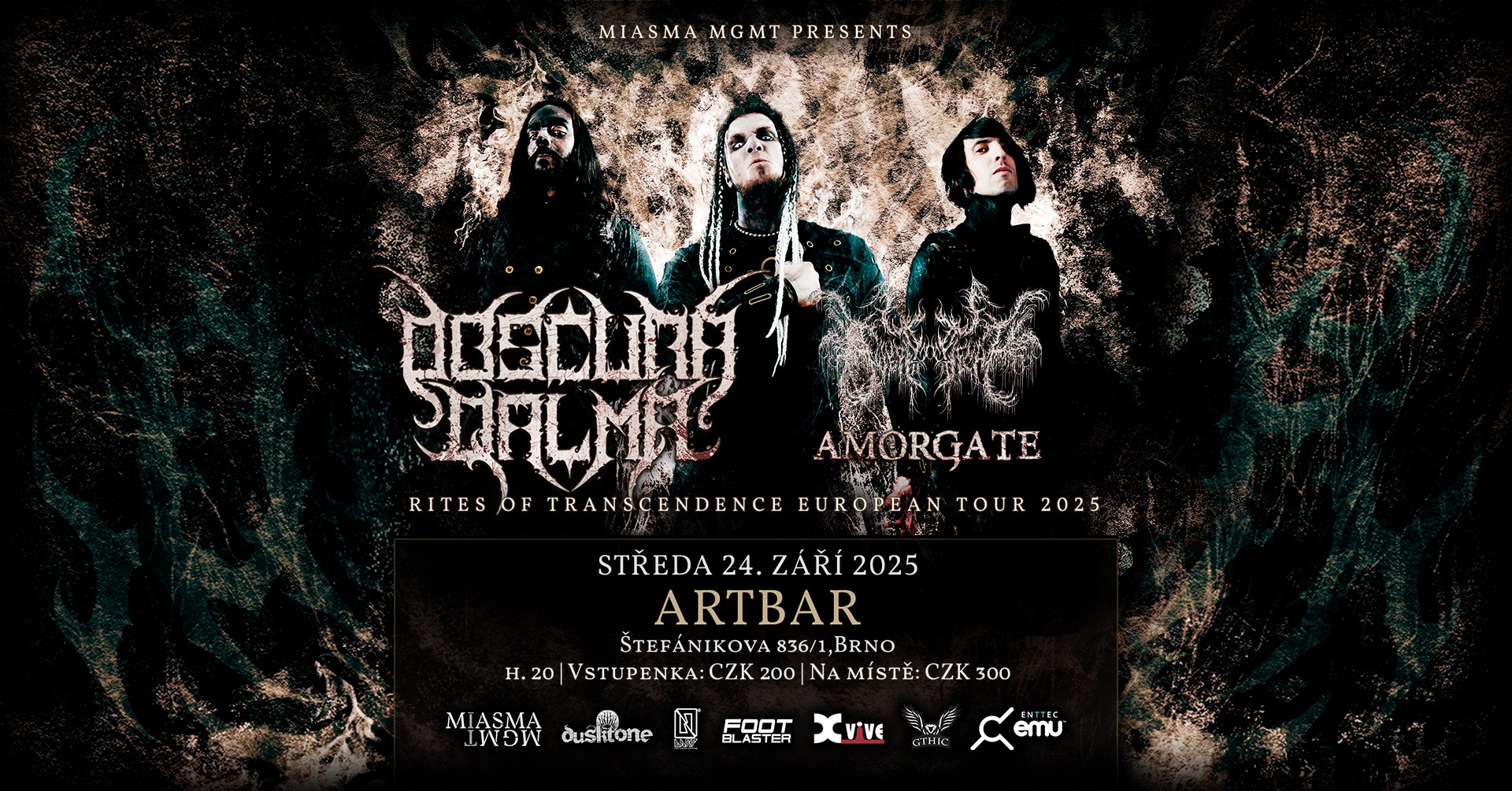 Obscura Qalma + Swept Into Decay + Amorgate @ ARTBAR | Rites Of Transcendence European Tour 2025
