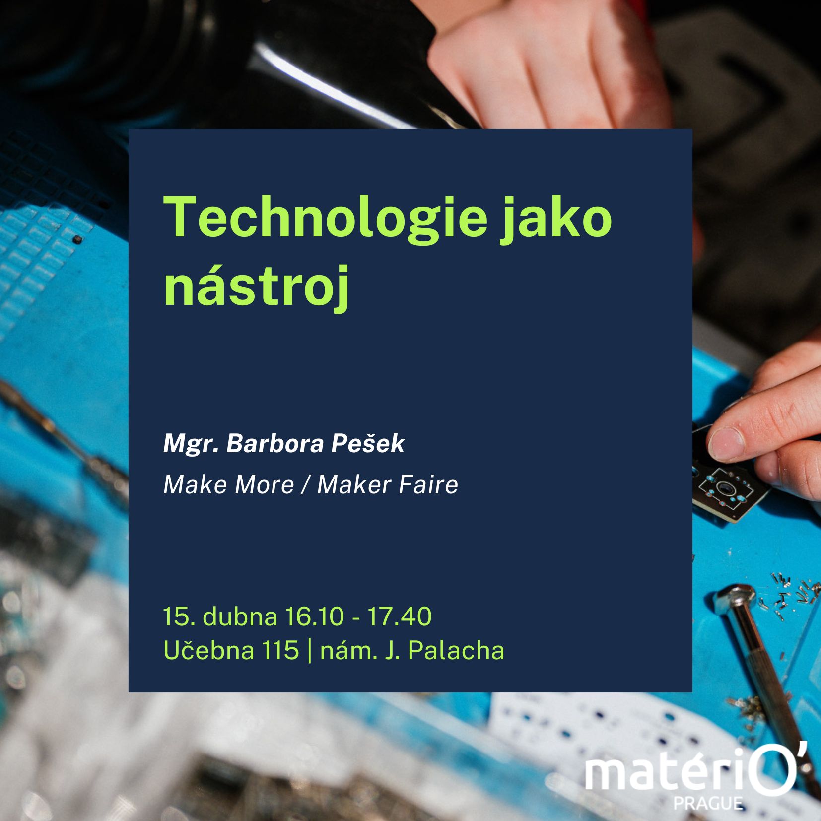 Technologie jako nástroj // Barbora Pešek
