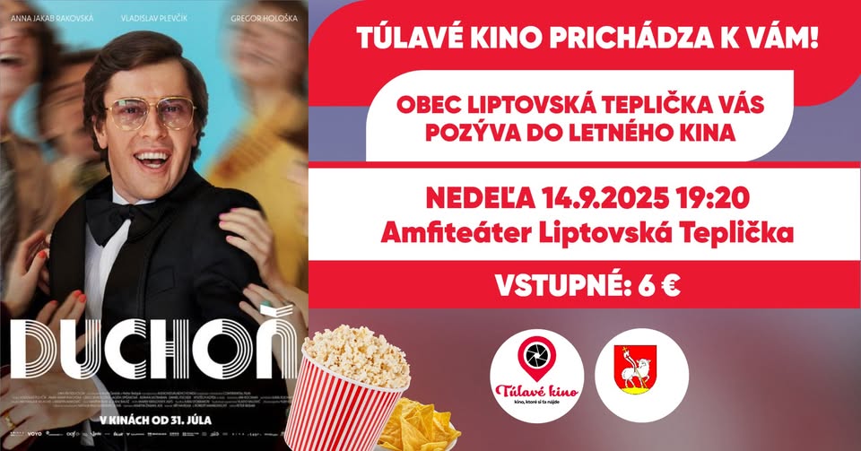 Túlavé kino prichádza do obce Liptovská Teplička! Premietame film Duchoň!