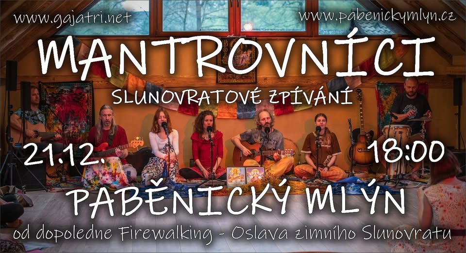 Slunovrat v Paběnickém mlýně - Mantrovníci