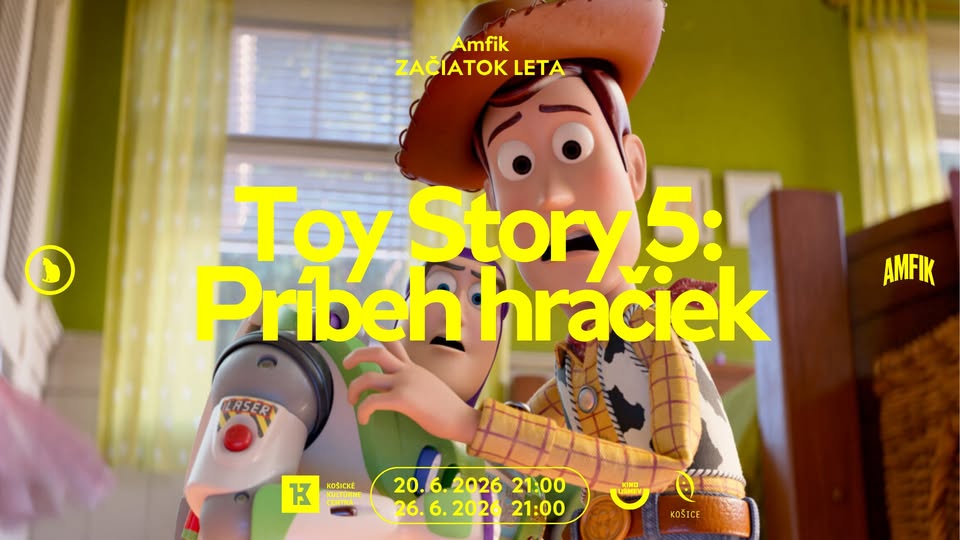 Začiatok leta v Amfiku: TOY STORY 5: PRÍBEH HRAČIEK