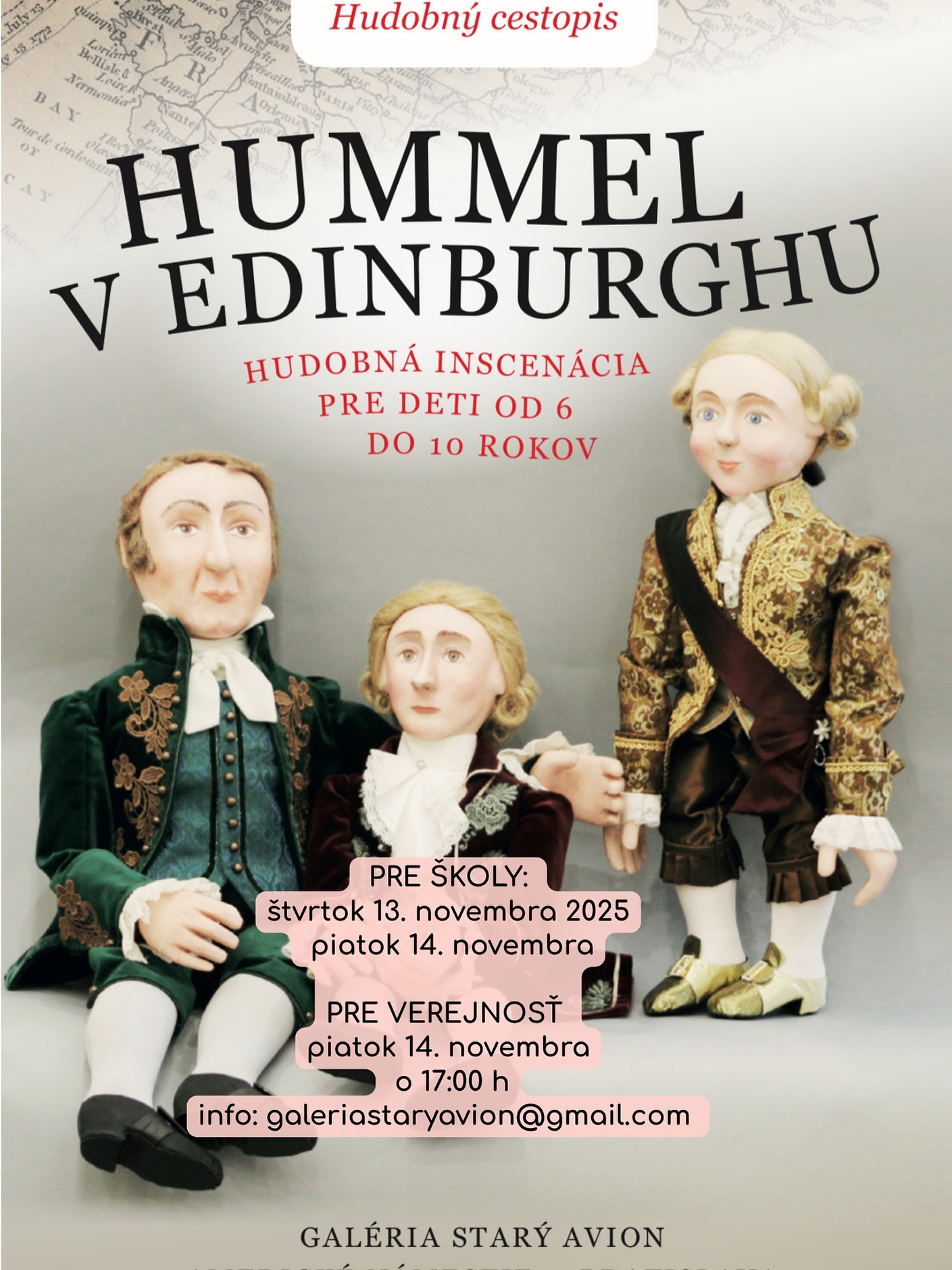 Predstavenie pre deti Hummelv v Edinburghu