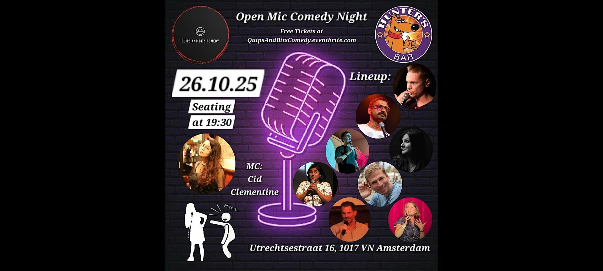 Hunter's Bar Open Mic Comedy