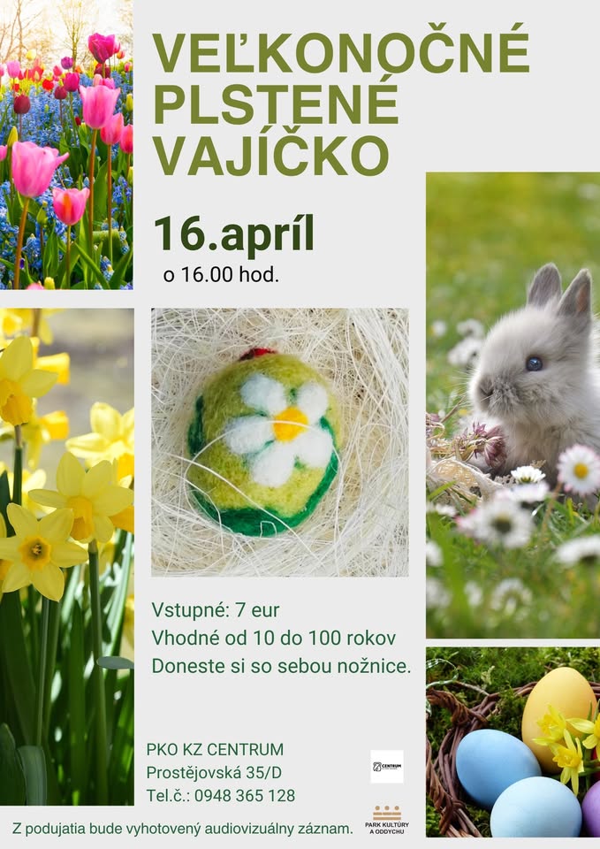 Veľkonočné plstené vajíčko
