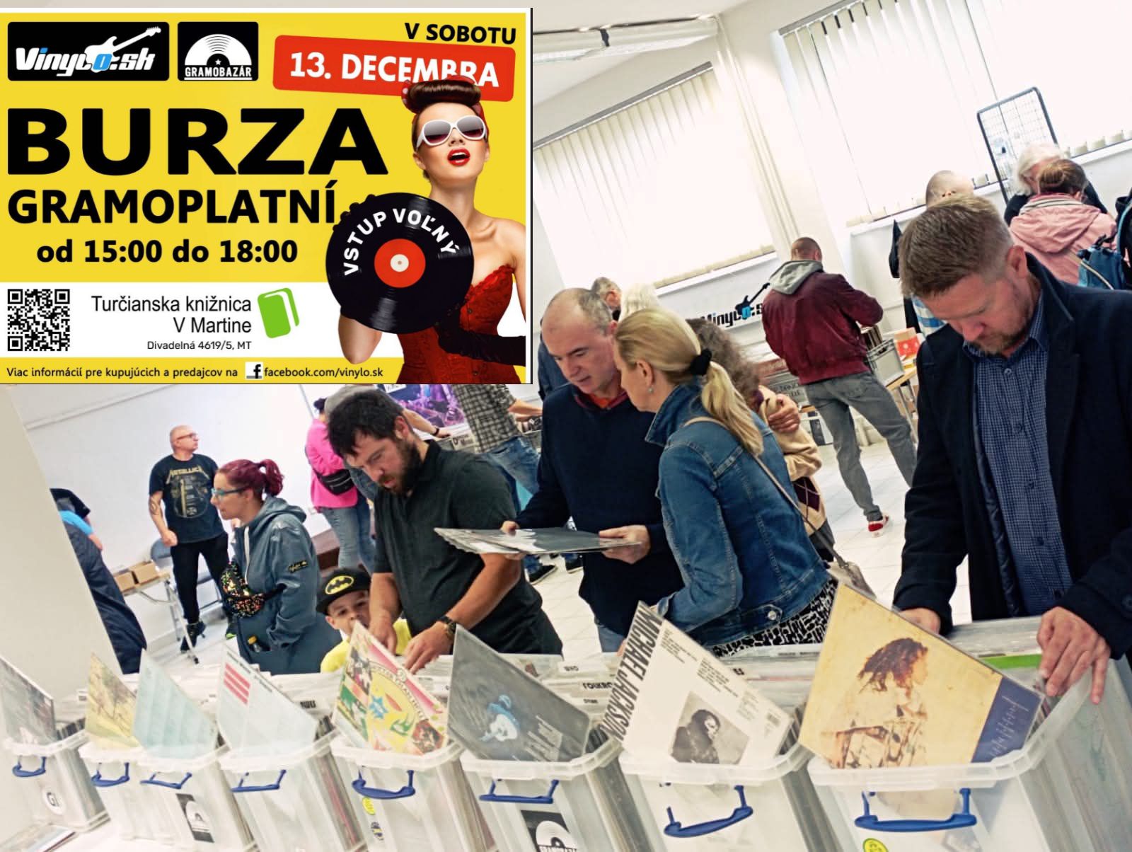 Burza gramoplatní v Martine