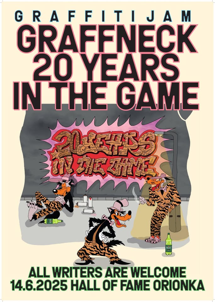 Graffneck "20 YEARS IN THE GAME" Graffiti Jam