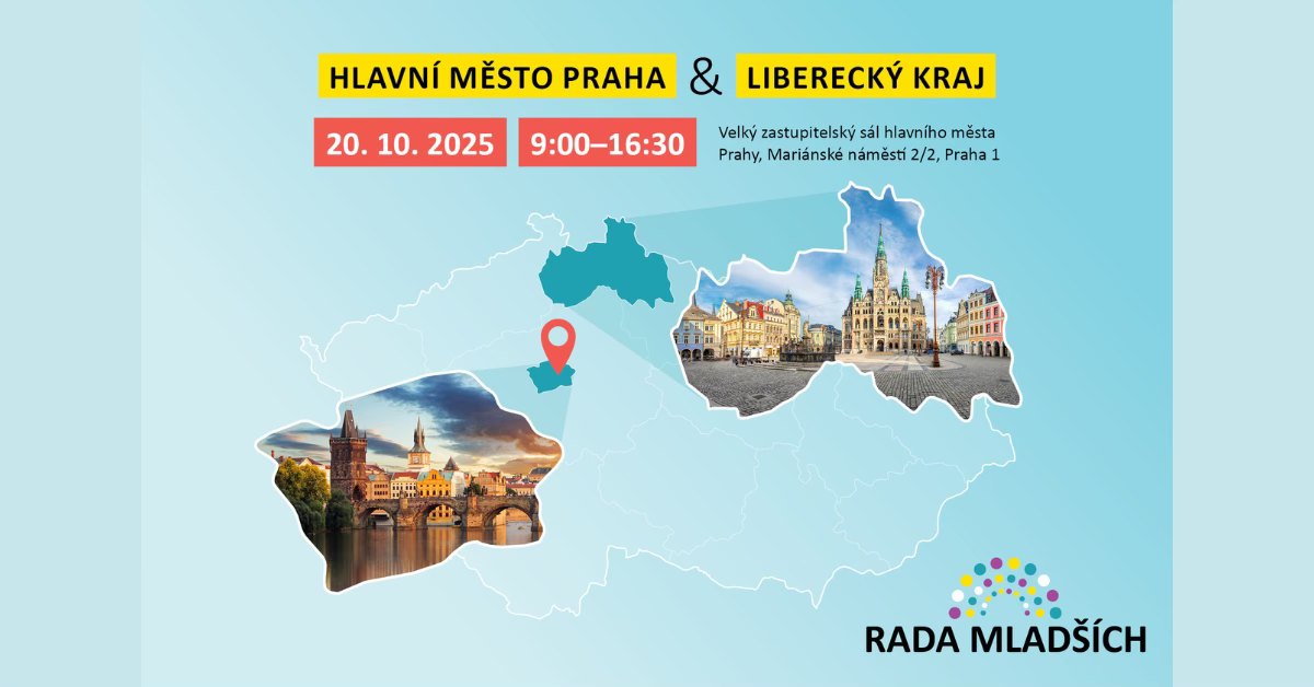 Rada mladších v Praze pro Hlavní město Praha & Liberecký kraj