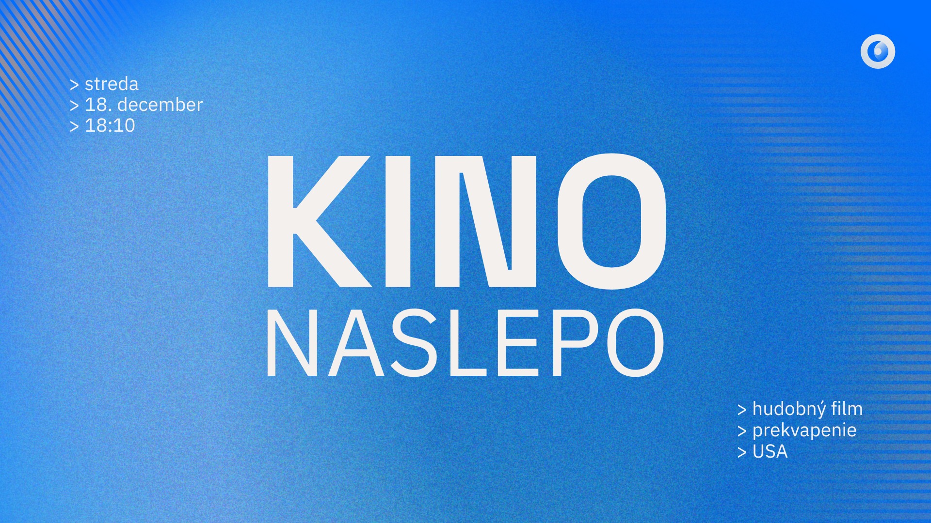 KINO NASLEPO V | vianočná edícia 🎄