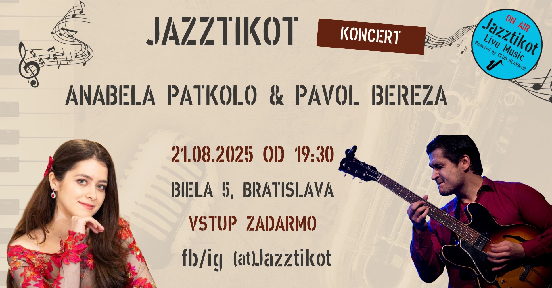 ANABELA PATKOLÓ & PAVOL BEREZA – Jazztikot