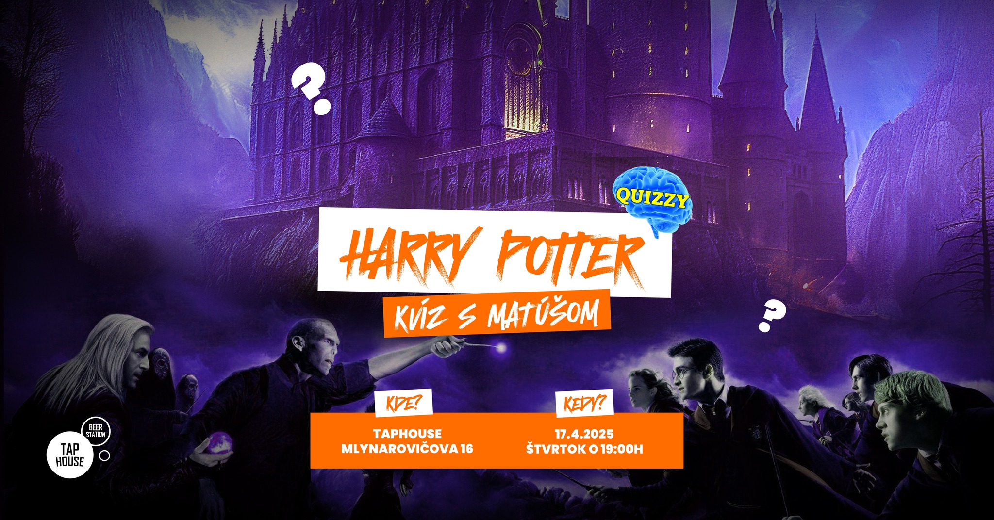HARRY POTTER kvíz v TapHouse 🧙‍♀️