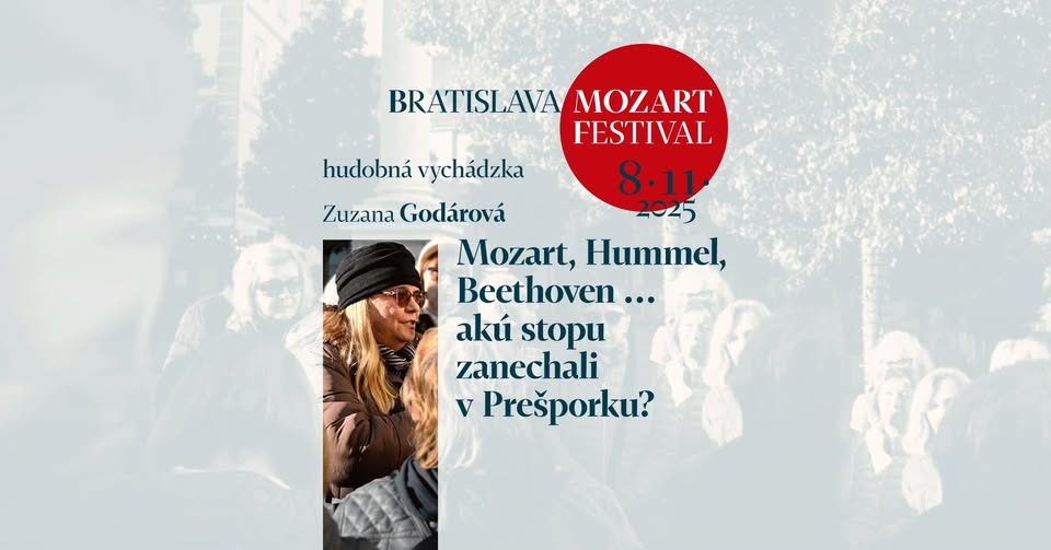 Mozart, Hummel, Beethoven ... akú stopu zanechali v Prešporku? • #BAMF2025 • hudobná vychádzka