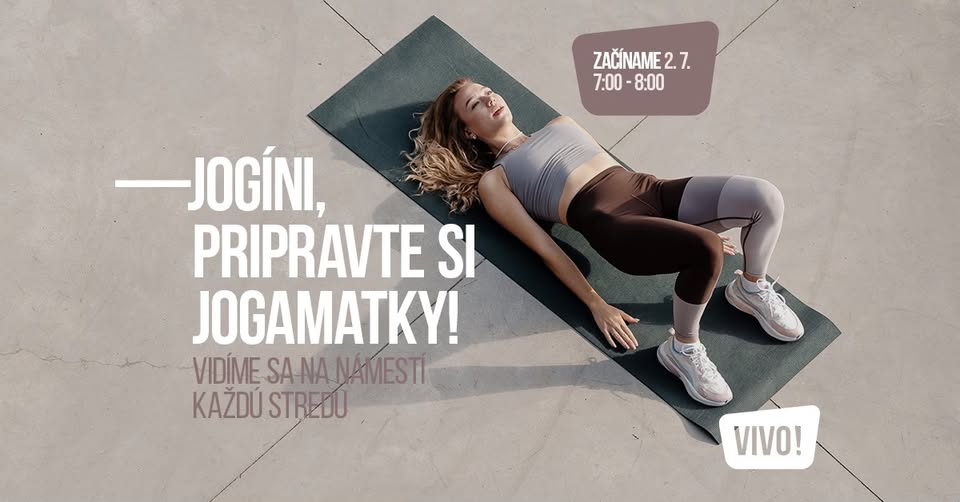 Letná joga na námestí!