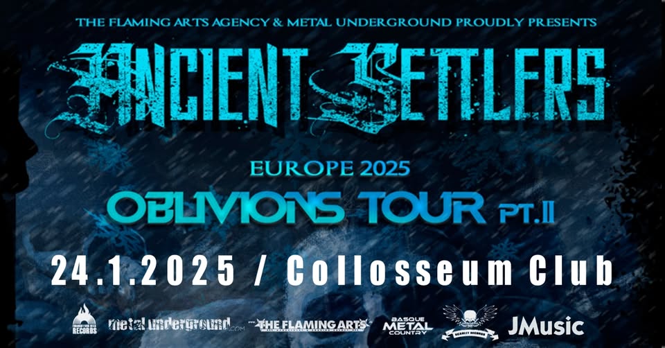 ANCIENT SETTLERS [ES] + ARCHEONIC [CZ]- Oblivions Tour pt.II 2025