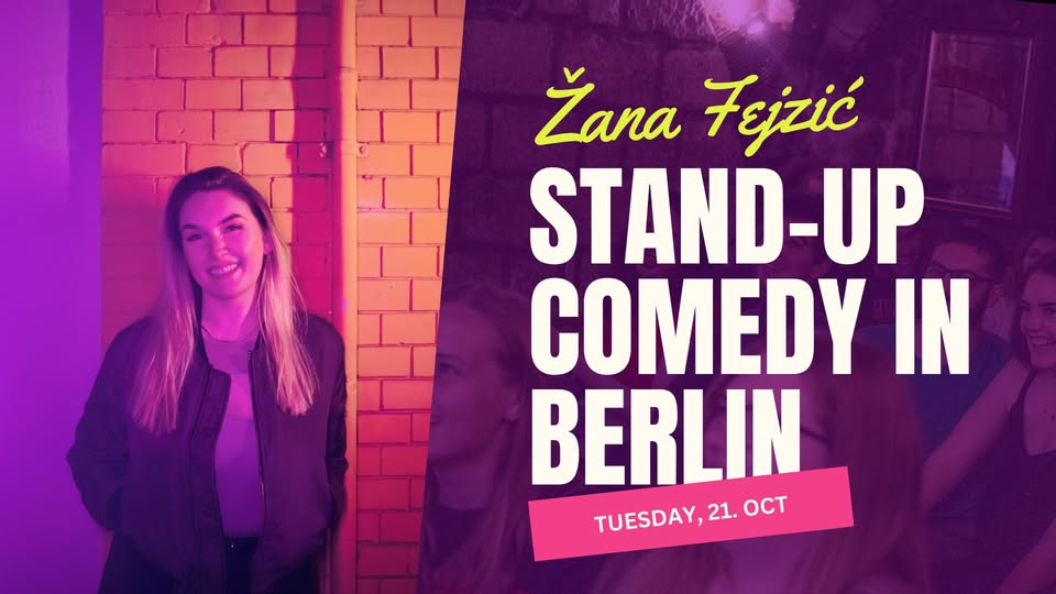 Žana Fejzić in Berlin Friedrichshain: New Material & Crowdwork (English Comedy)