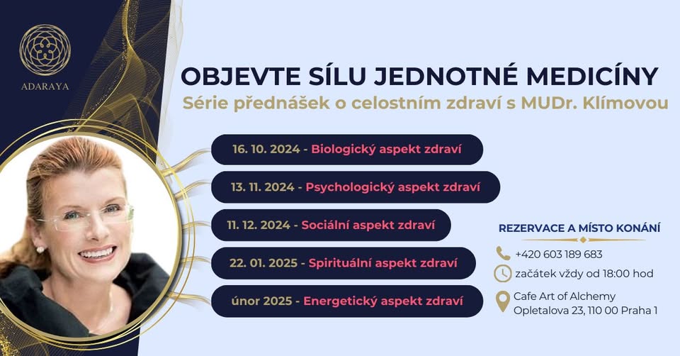 Celostní zdraví s MUDr. Jarmilou Klímovou: Objevte sílu Jednotné medicíny: