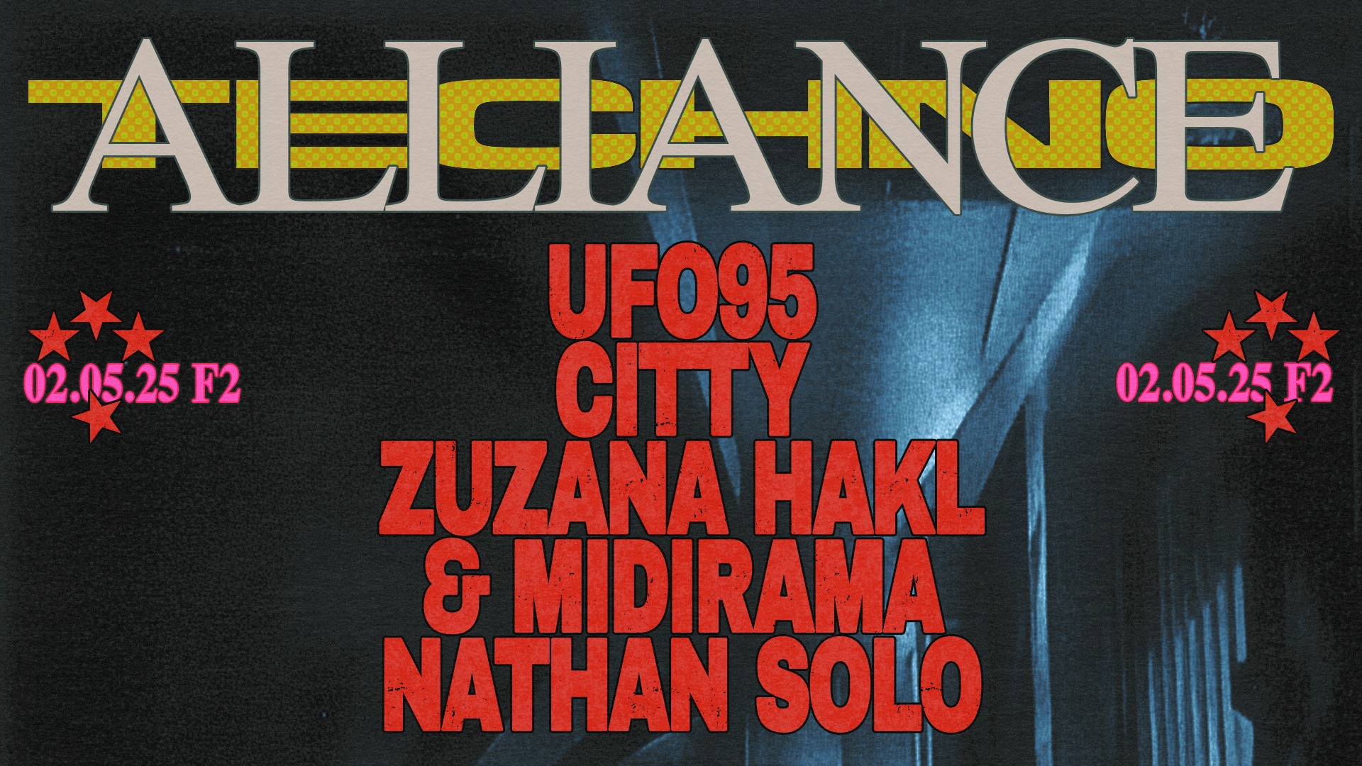 TECHNO ALLIANCE/SYNTHETIC SIN: UFO95 ☆ Zuzana Hakl ☆ Midirama ☆ Citty ☆ Nathan Solo