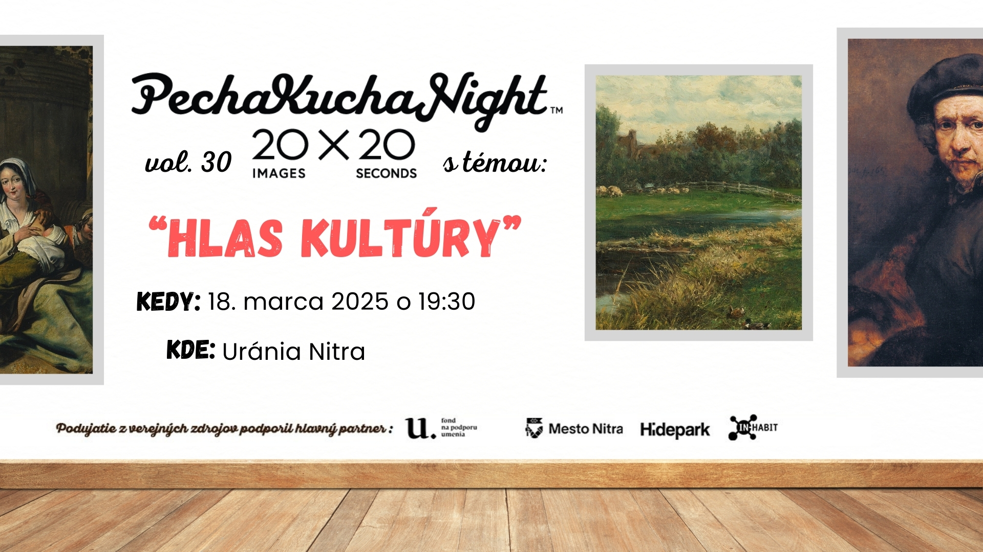 Pecha Kucha Night Nitra vol. 31 "Hlas kultúry"