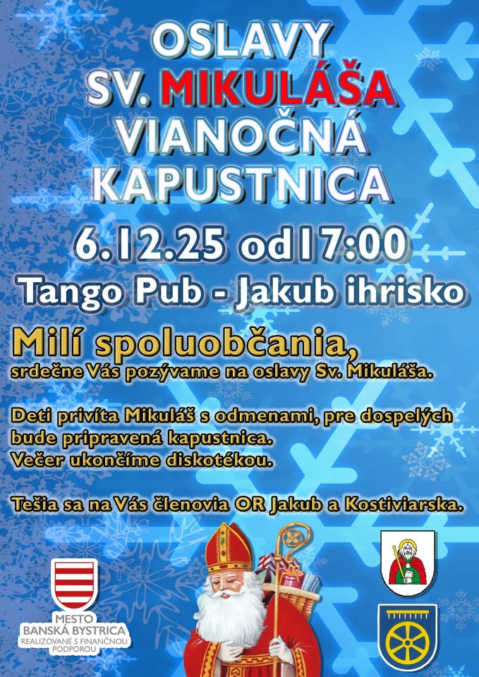 Oslavy Sv. Mikuláša + Vianočná kapustnica