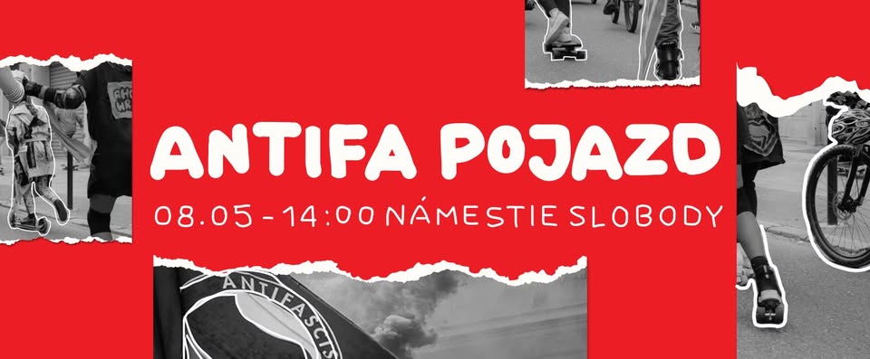 Antifa pojazd Bratislavou | oslava 80. výročia víťazstva nad fašizmom