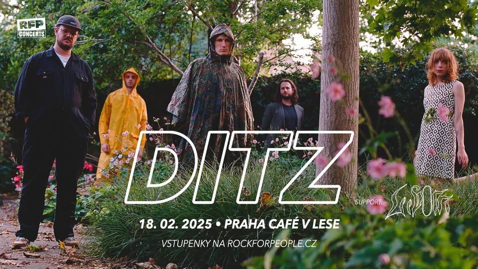 DITZ (UK) + Support: Leeb0rn - Prague