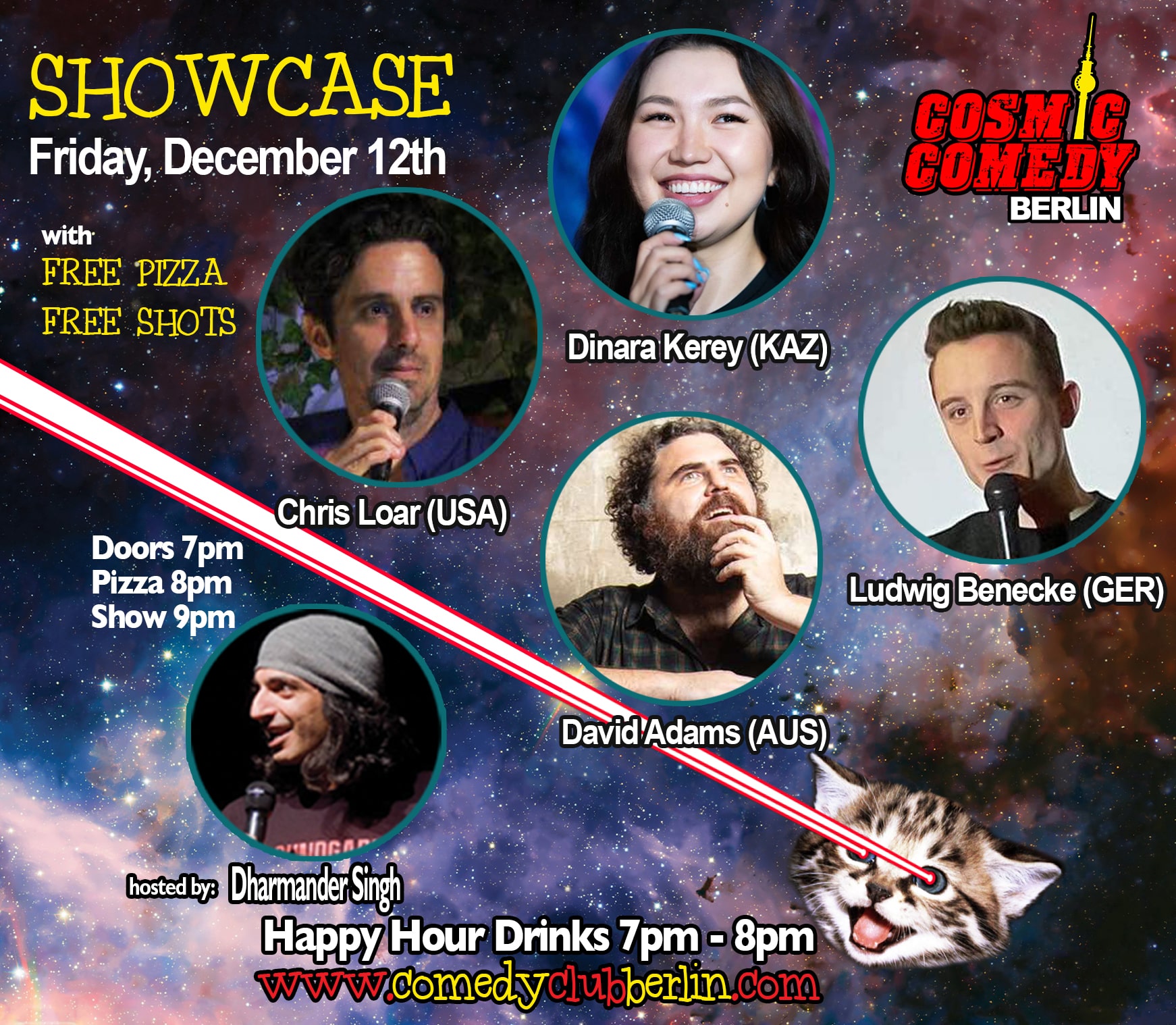 Cosmic Comedy Berlin SHOWCASE  FRIDAY