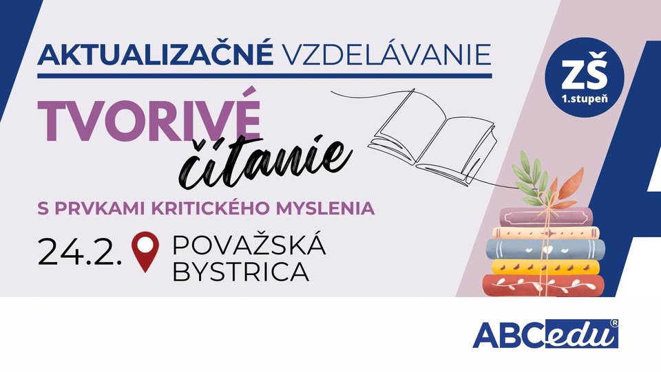 Tvorivé čítanie s prvkami kritického myslenia