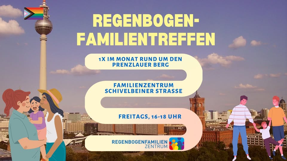 Regenbogenfamilientreff für queere Familien in Pankow/Prenzlauerberg