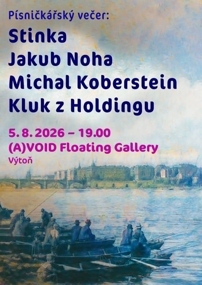 Písničkářský večer na (A)VOIDu: Stinka, Jakub Noha,  Michal Koberstein, Kluk z Holdingu