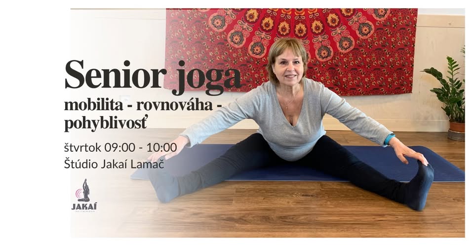 Senior joga - zlepšenie pohyblivosti a rovnováhy
