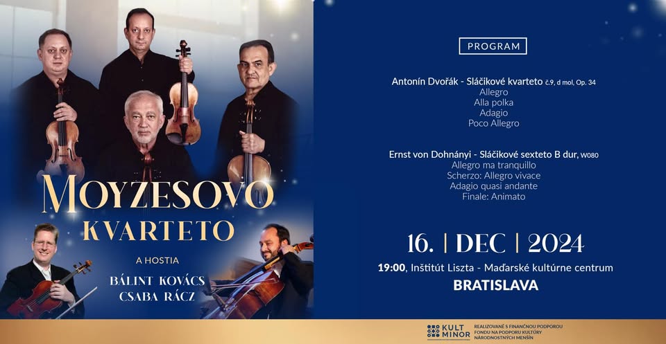 MOYZESOVO KVARTETO A HOSTIA V INŠTITÚTE LISZTA