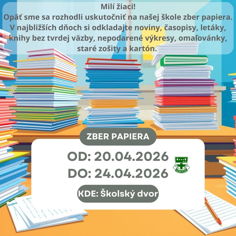 Zber papiera 2026