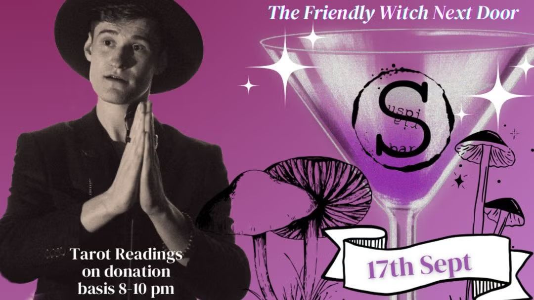 🔮 Tarot Night at Suspiria Bar with Marc Wilke – The Friendly Witch Next Door