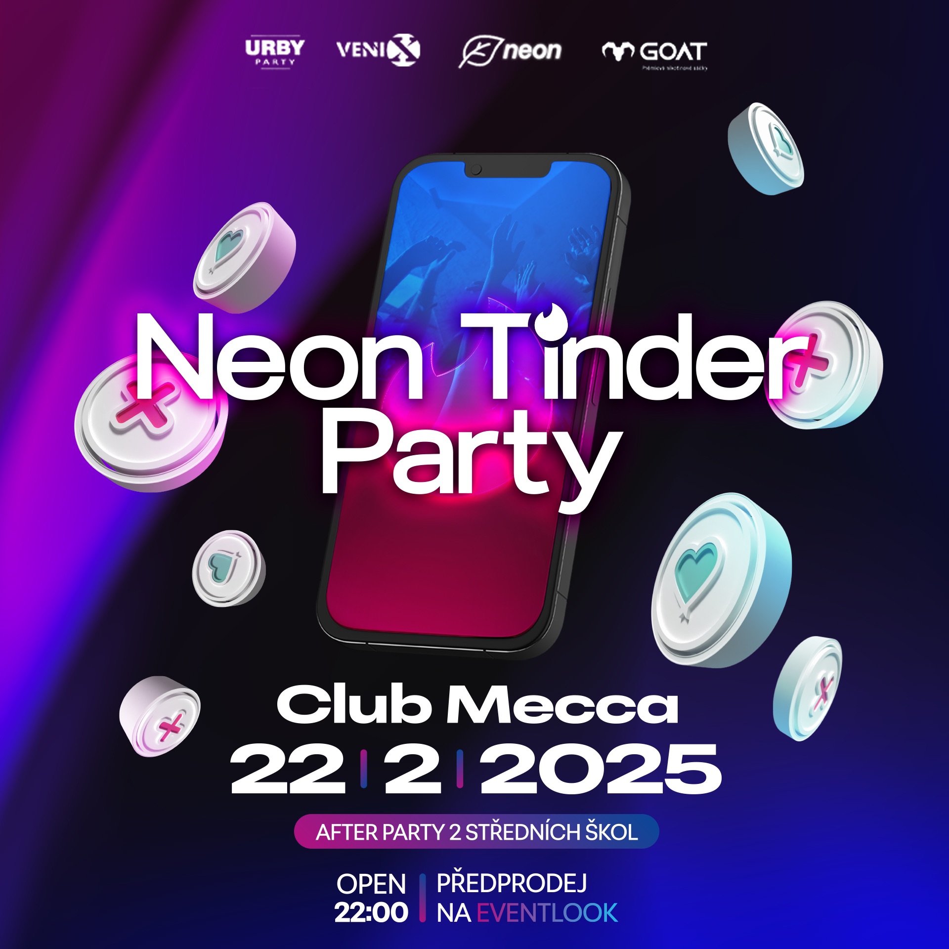 Neon Tinder Party X Dorian