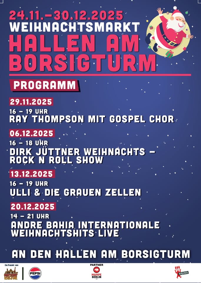 Weihnachtsmarkt Hallen am Borsigturm