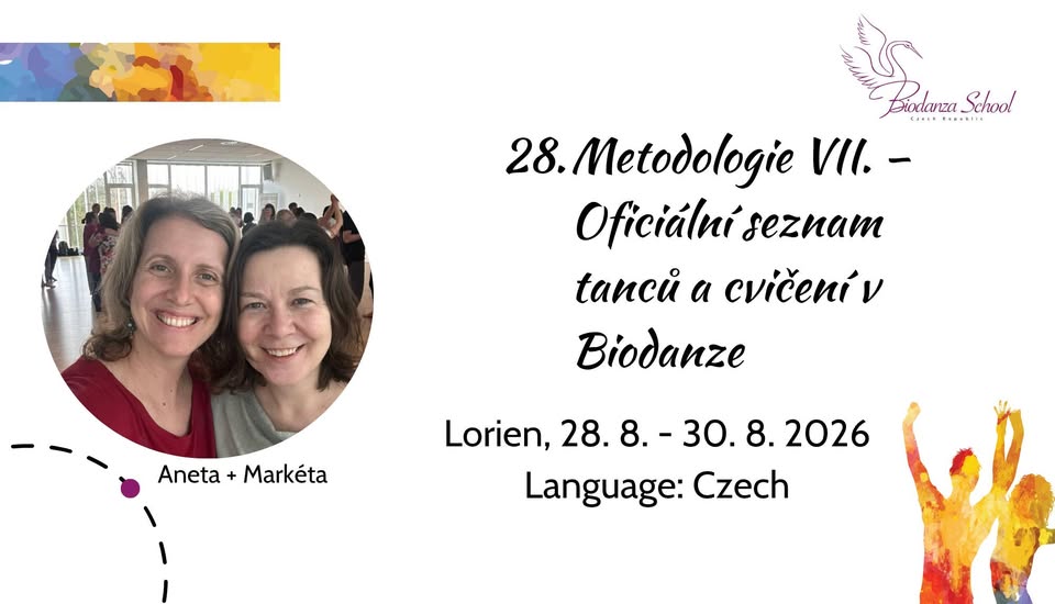 28. Metodologie VII. – oficiální seznam tanců a cvičení v Biodanze